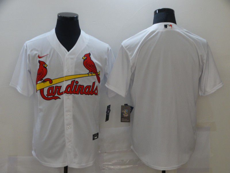 Men St.Louis Cardinals Blank White Game Nike MLB Jerseys->st.louis cardinals->MLB Jersey